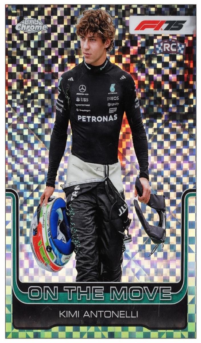2025 Kimi Antonelli [Checker Flag Refractor] #185