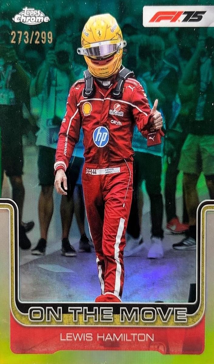 2025 Lewis Hamilton [Teal Refractor] #191