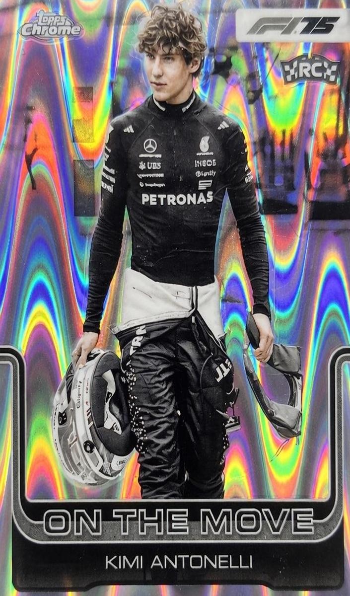 2025 Kimi Antonelli [Black RayWave Refractor] #185