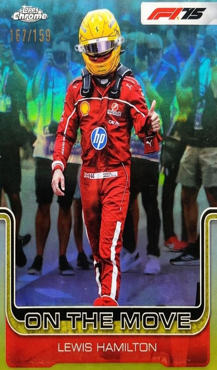 2025 Lewis Hamilton [Aqua Refractor] #191