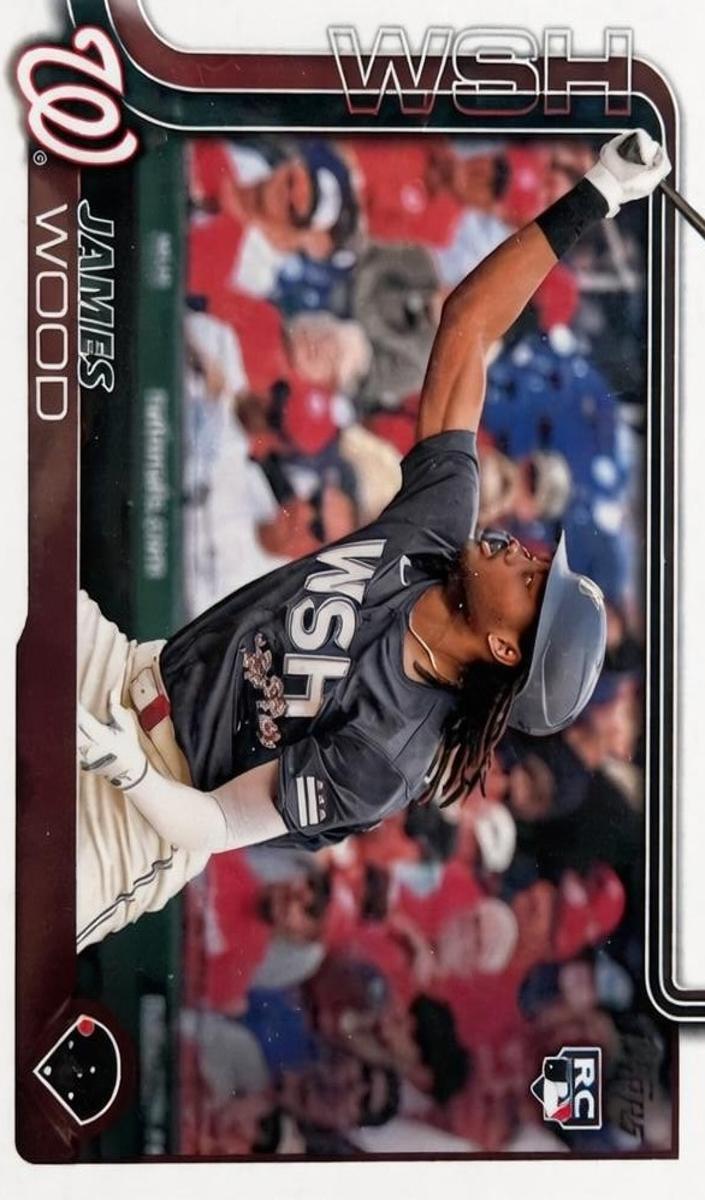 James Wood 2025 Topps Baseball card