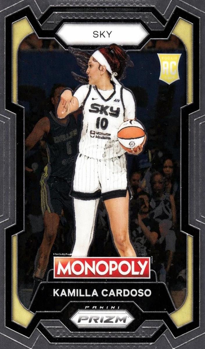 Kamilla Cardoso 2024 Prizm Monopoly WNBA card