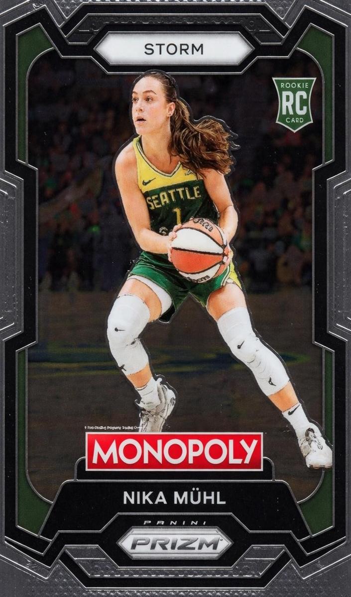 Nika Muhl 2024 Prizm Monopoly WNBA card