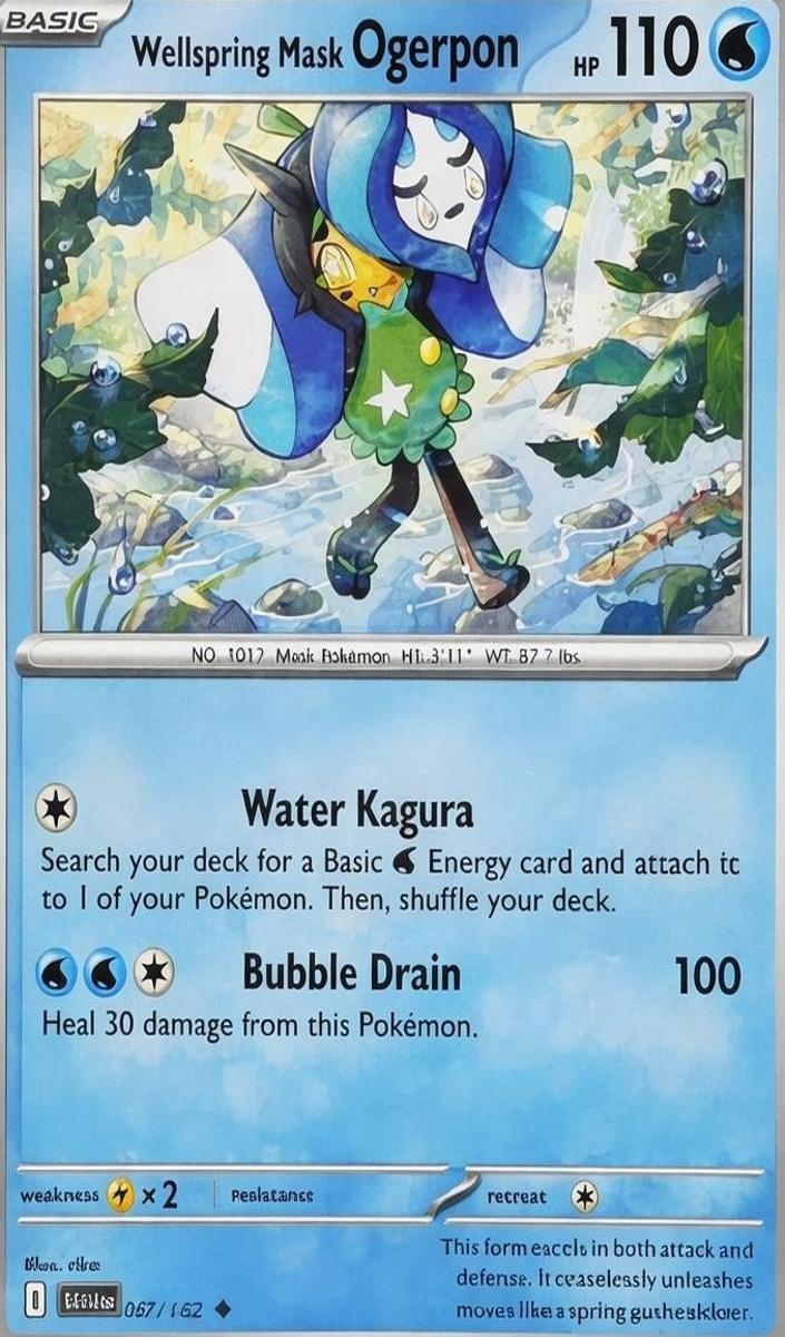 Wellspring Mask Ogerpon 2025 Pokemon Scarlet & Violet Destined Rivals