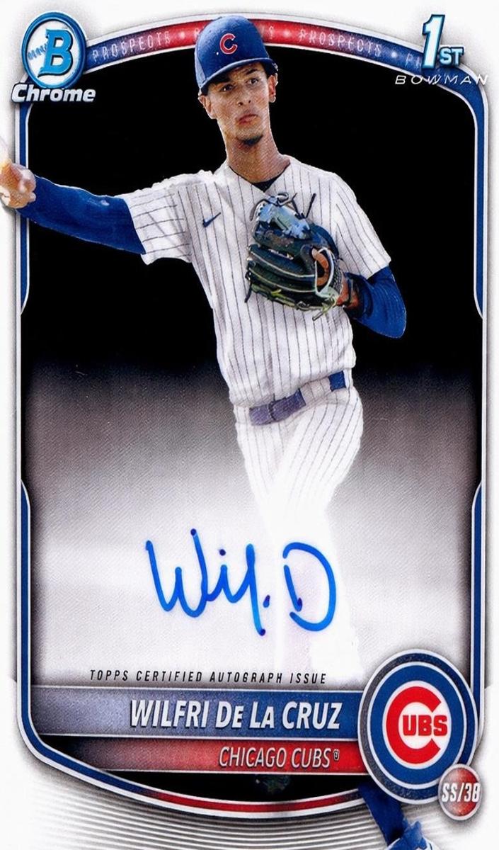 Wilfri De La Cruz 2025 Bowman Chrome card