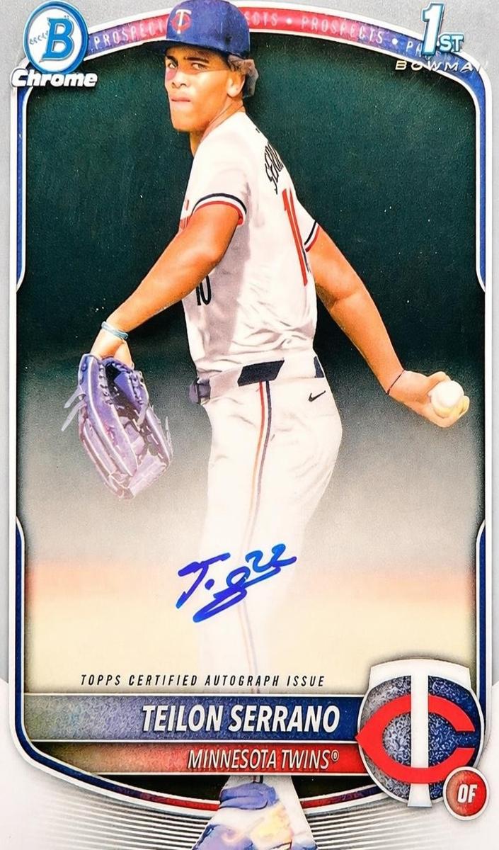 Teilon Serrano 2025 Bowman Chrome card
