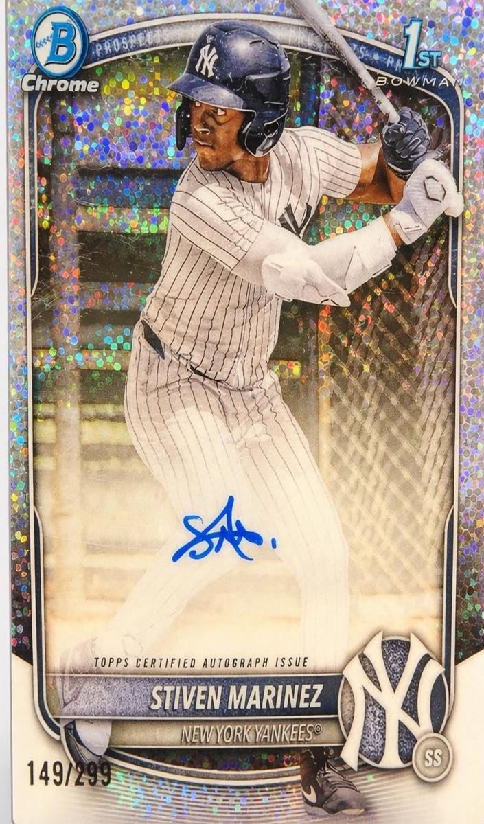Stiven Marinez 2025 Bowman Chrome card