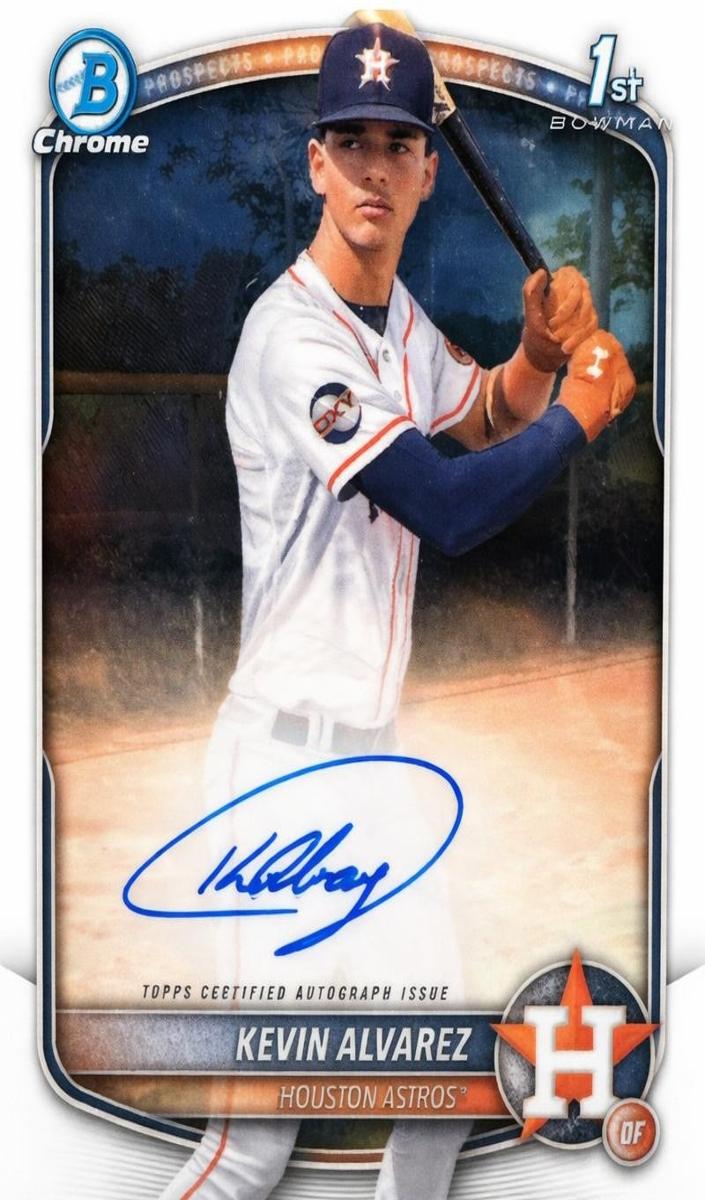 Kevin Alvarez 2025 Bowman Chrome card