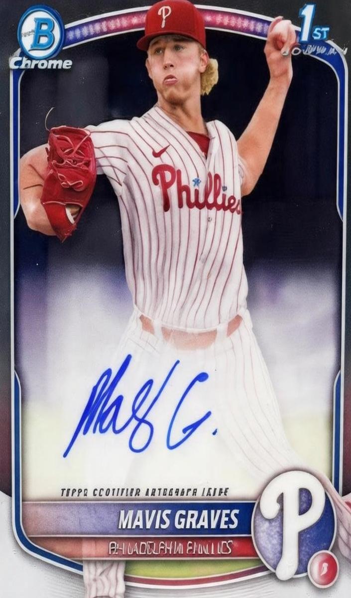 Mavis Graves 2025 Bowman Chrome card
