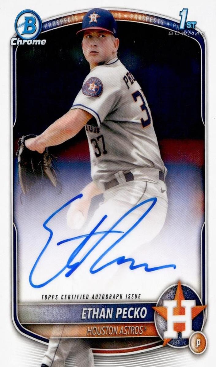 Ethan Pecko 2025 Bowman Chrome card