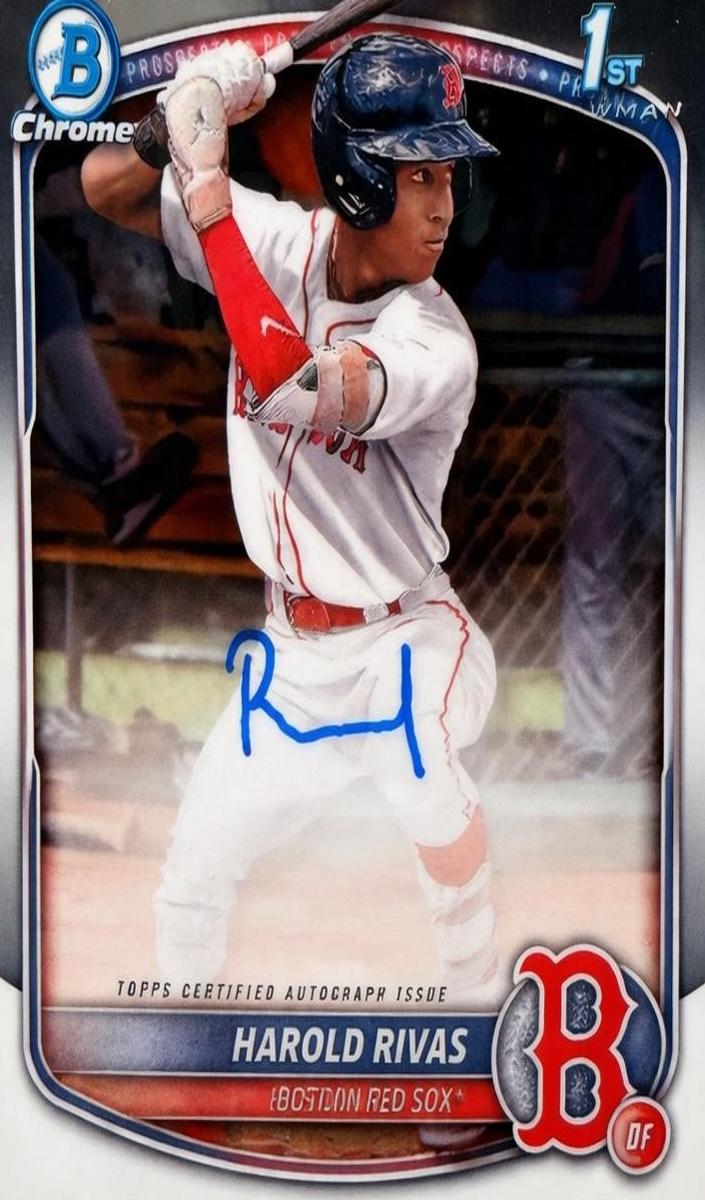 Harold Rivas 2025 Bowman Chrome card