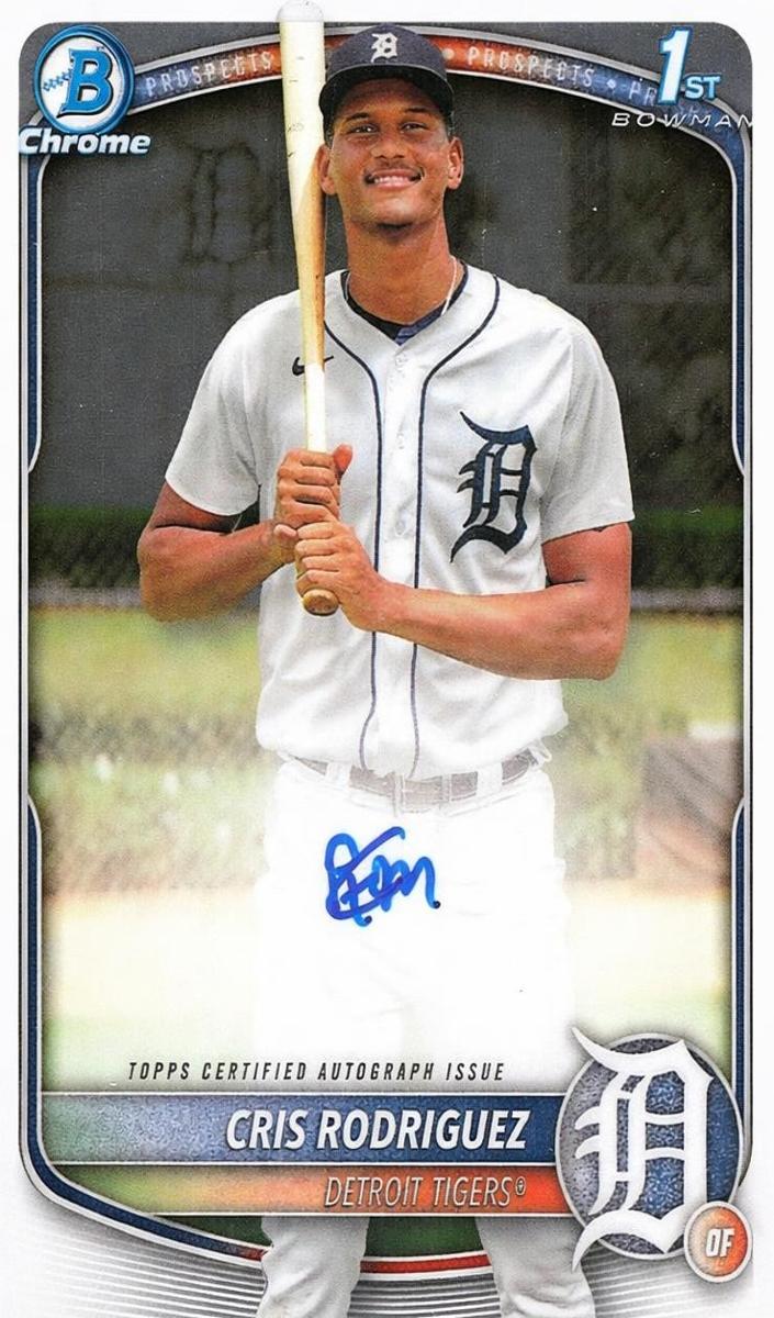 Cris Rodriguez 2025 Bowman Chrome card