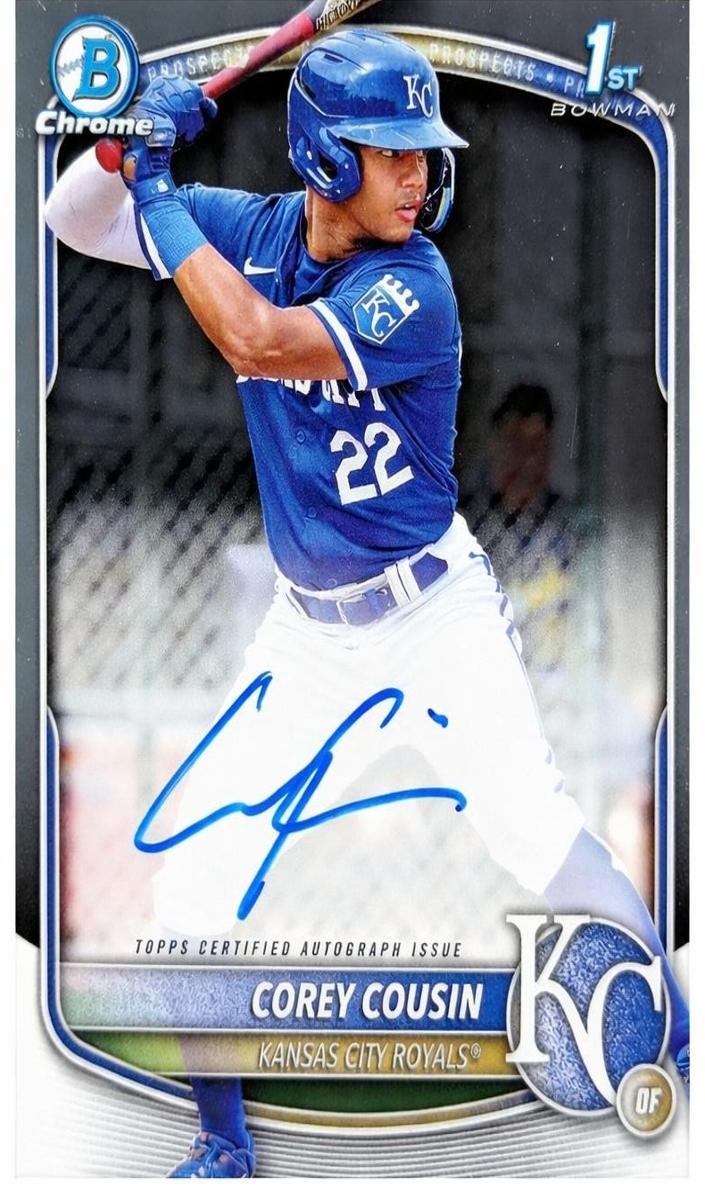 Corey Cousin 2025 Bowman Chrome card