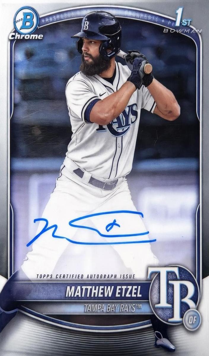 Matthew Etzel 2025 Bowman Chrome card