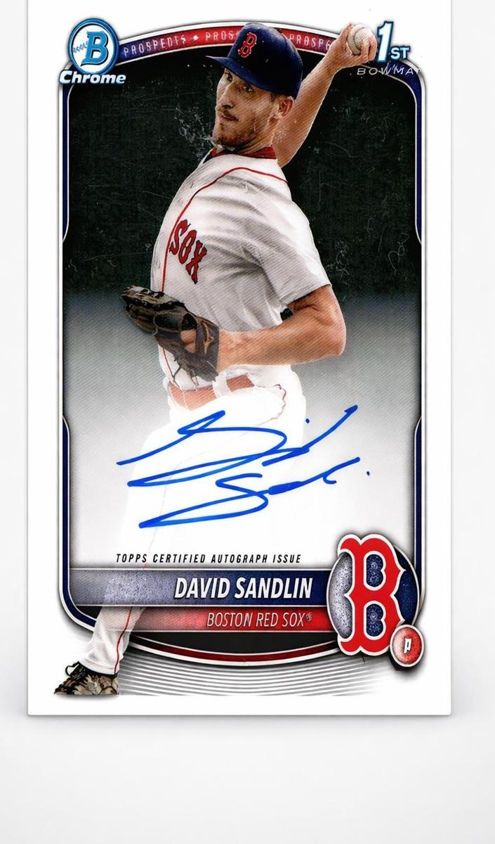 David Sandlin 2025 Bowman Chrome card