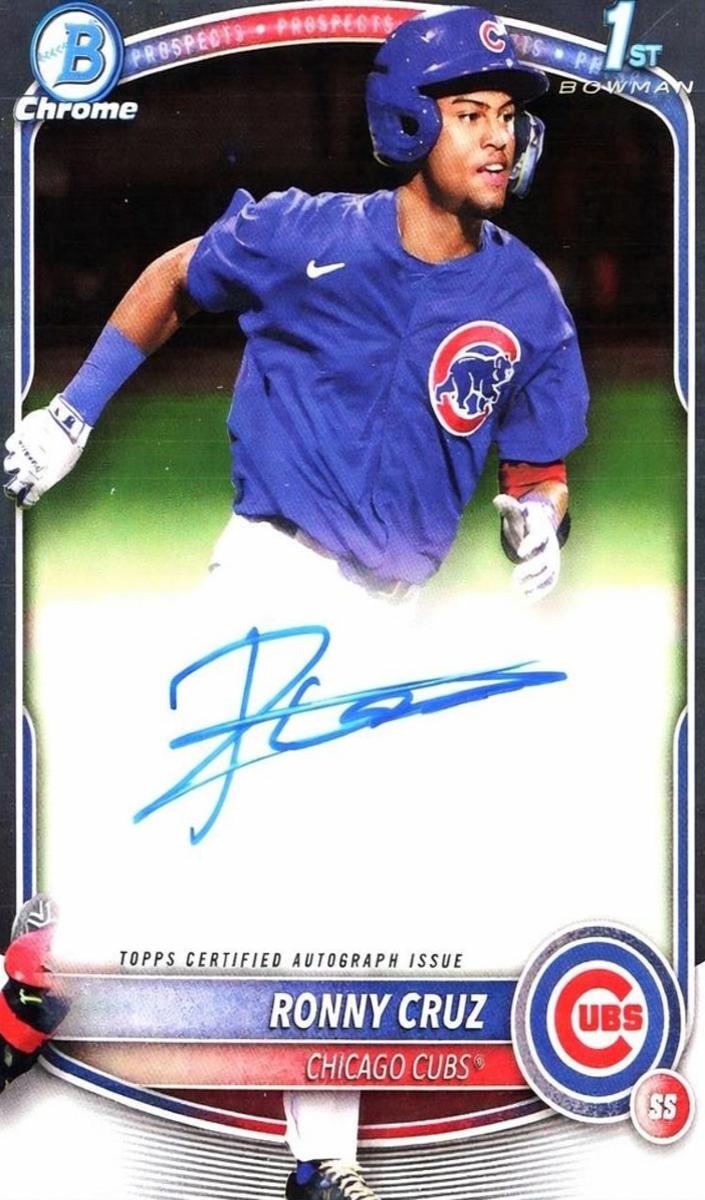 Ronny Cruz 2025 Bowman Chrome card