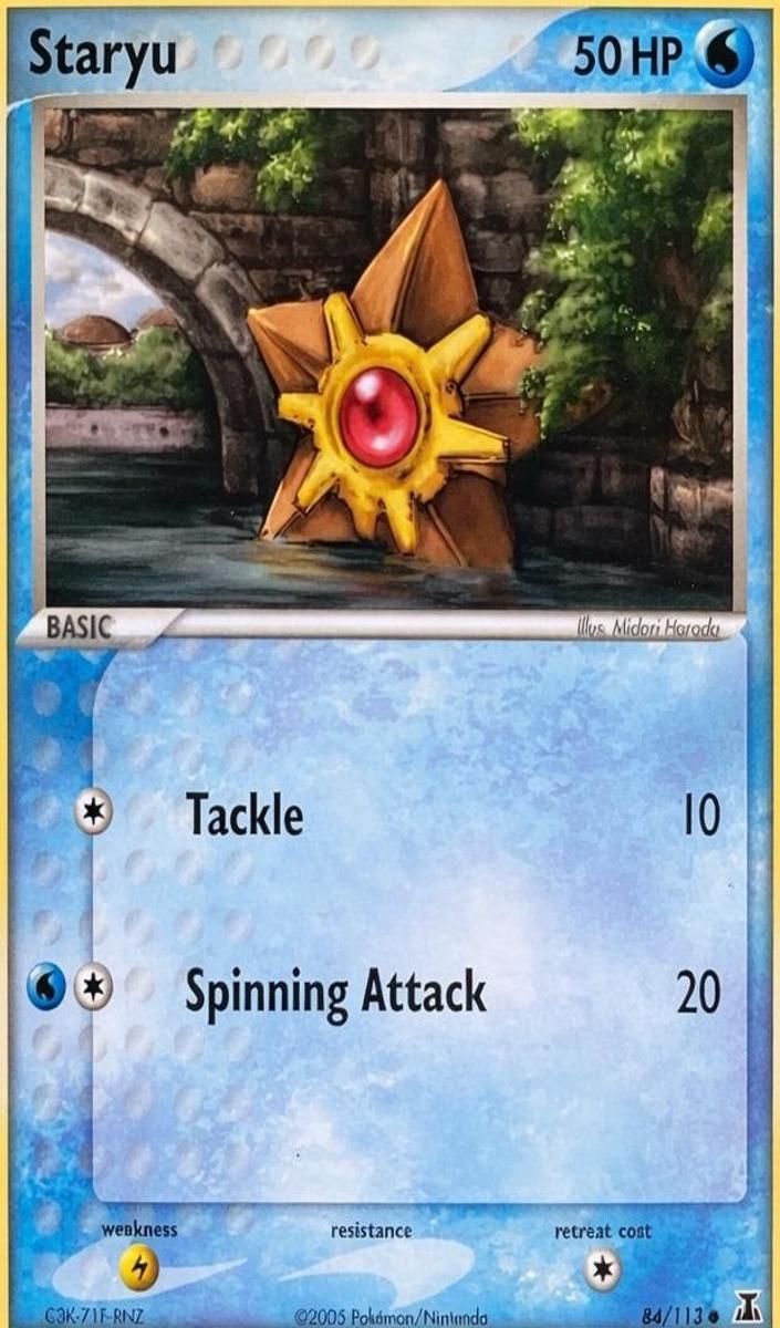 Staryu 2005 Pokemon EX Delta Species
