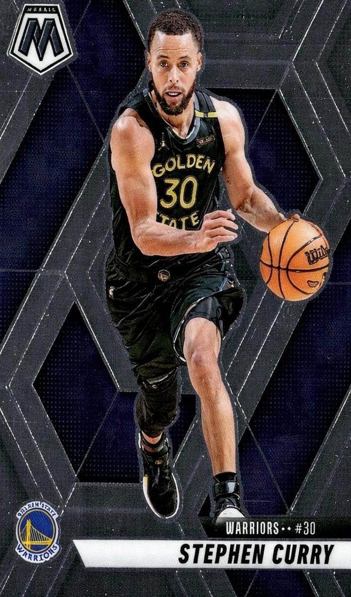 Stephen Curry 2024 Mosaic Basketball card