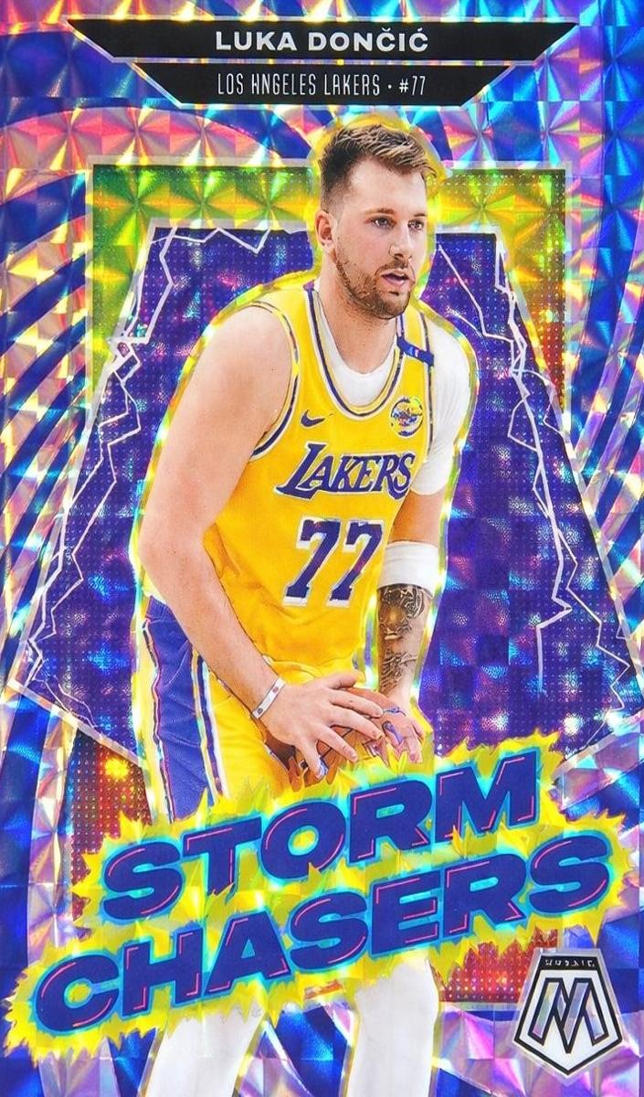 2024 Panini Obsidian Black Color Blast Luka Doncic #7 card