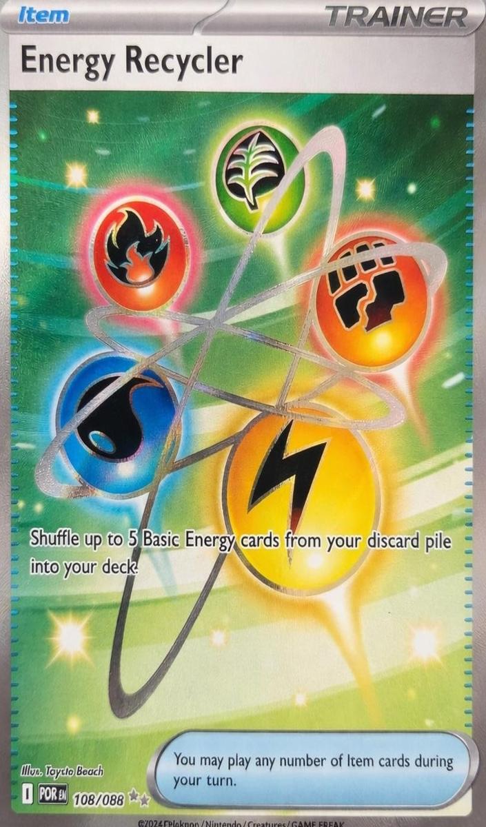 Energy Recycler 2026 Pokemon Mega Evolution Perfect Order
