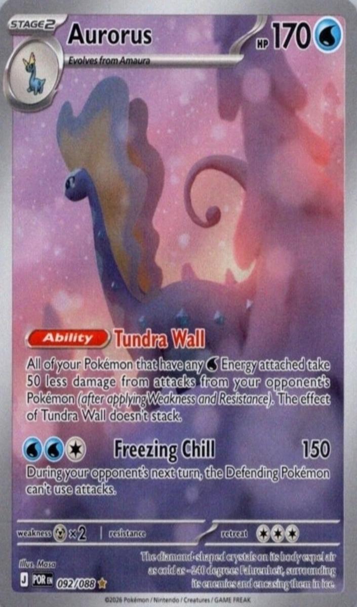 Aurorus 2026 Pokemon Mega Evolution Perfect Order