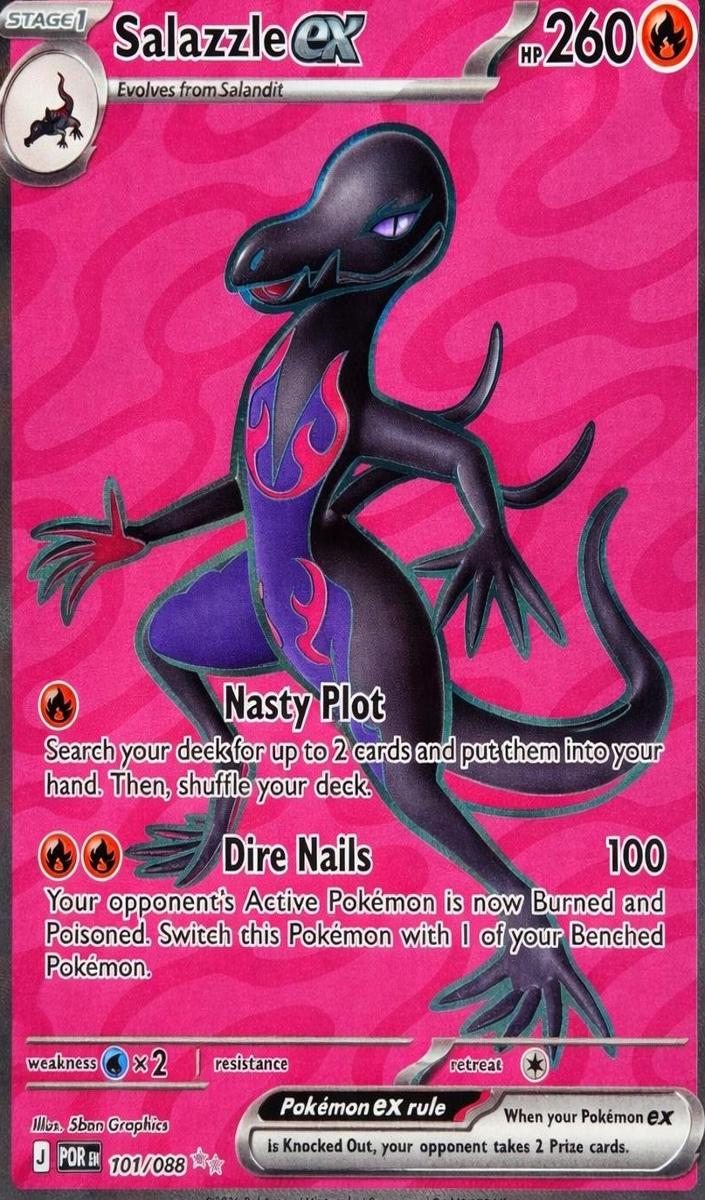 Salazzle EX 2026 Pokemon Mega Evolution Perfect Order