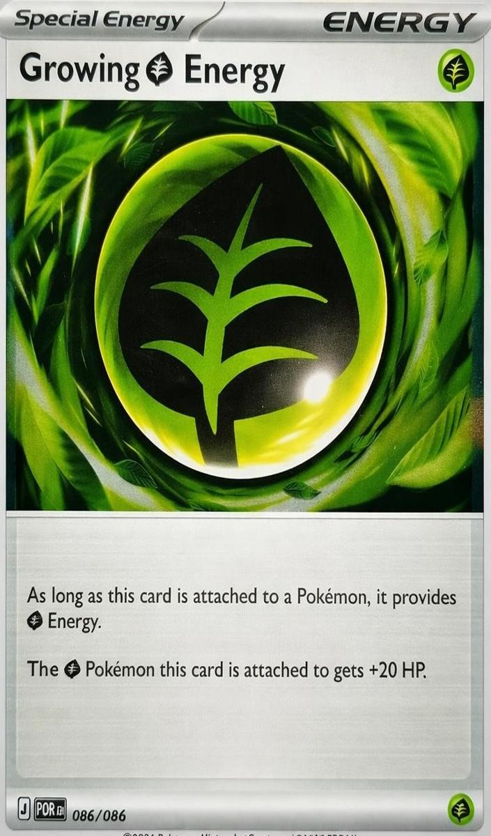 Growing Grass Energy 2026 Pokemon Mega Evolution Perfect Order
