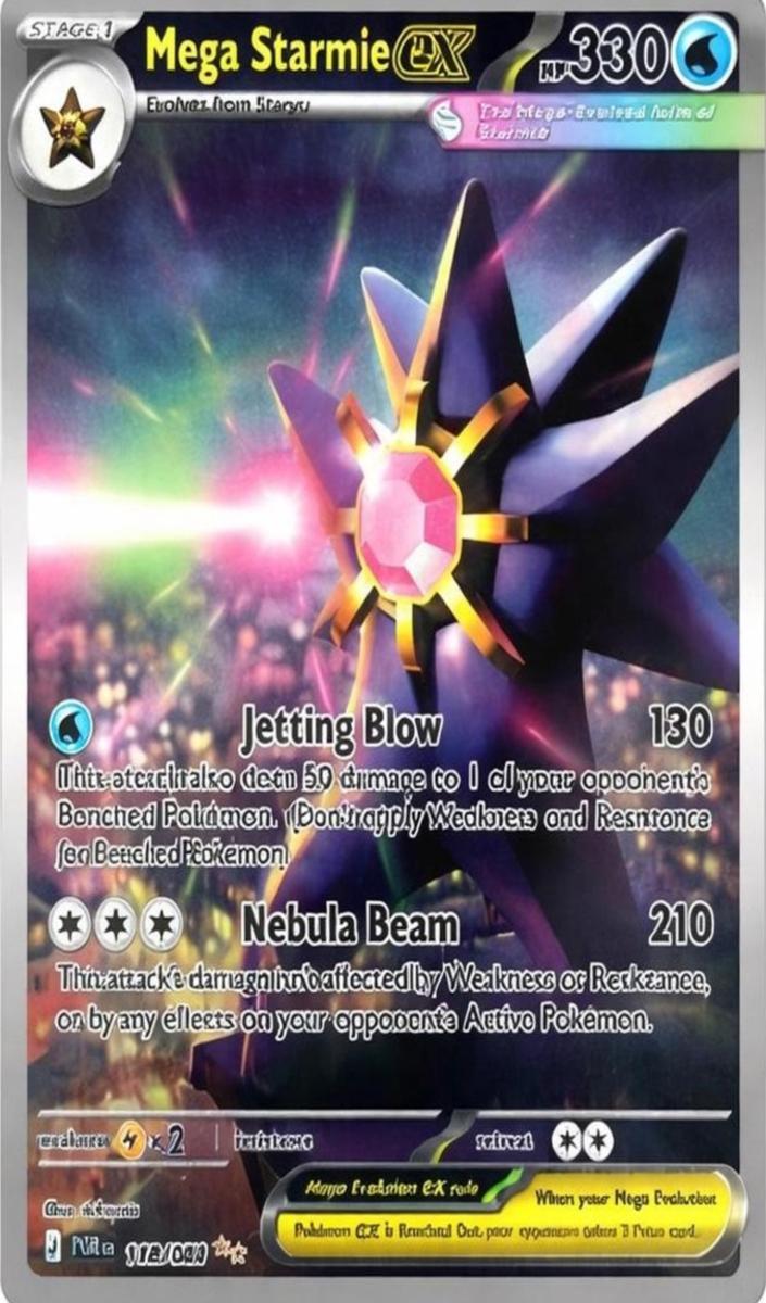 Mega Starmie EX 2026 Pokemon Mega Evolution Perfect Order