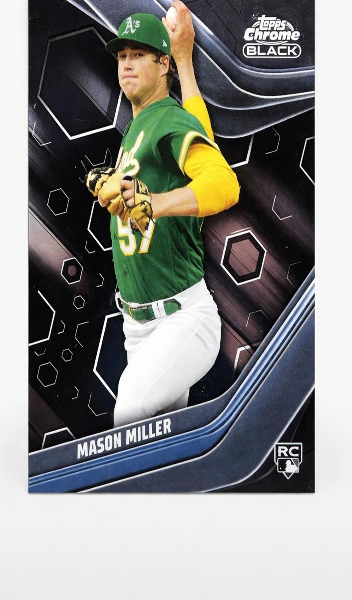 2023 Topps Chrome Black Mason Miller [Gold] #28 card