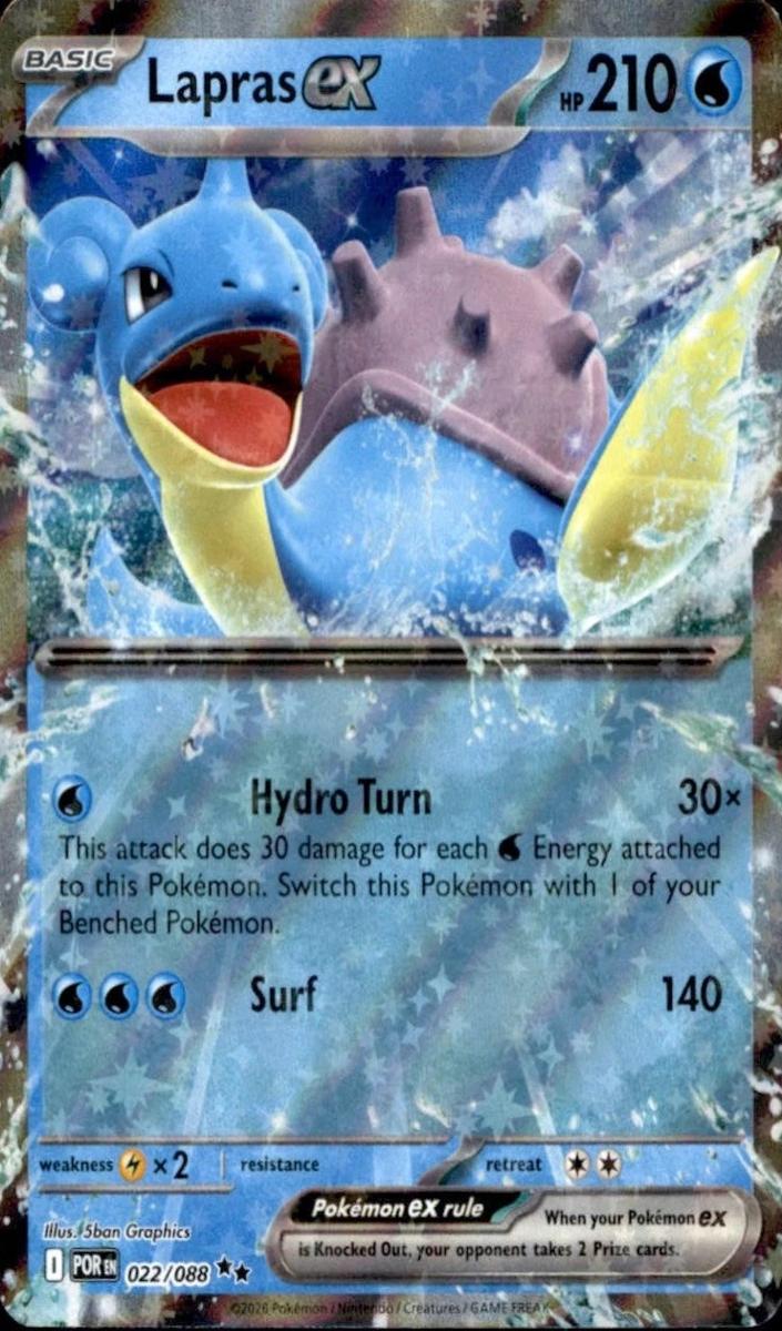 Lapras EX 2026 Pokemon Mega Evolution Perfect Order