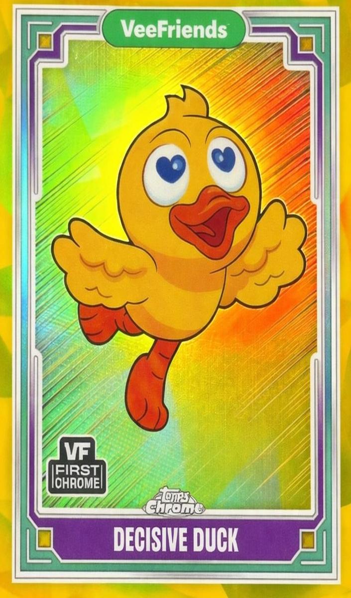 2025 Decisive Duck [Yellow Refractor] #14