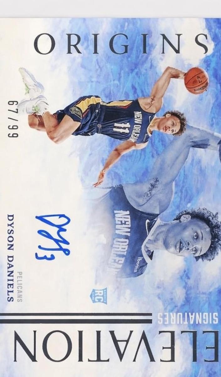 2022 Panini Origins Dyson Daniels #EA-DSD card