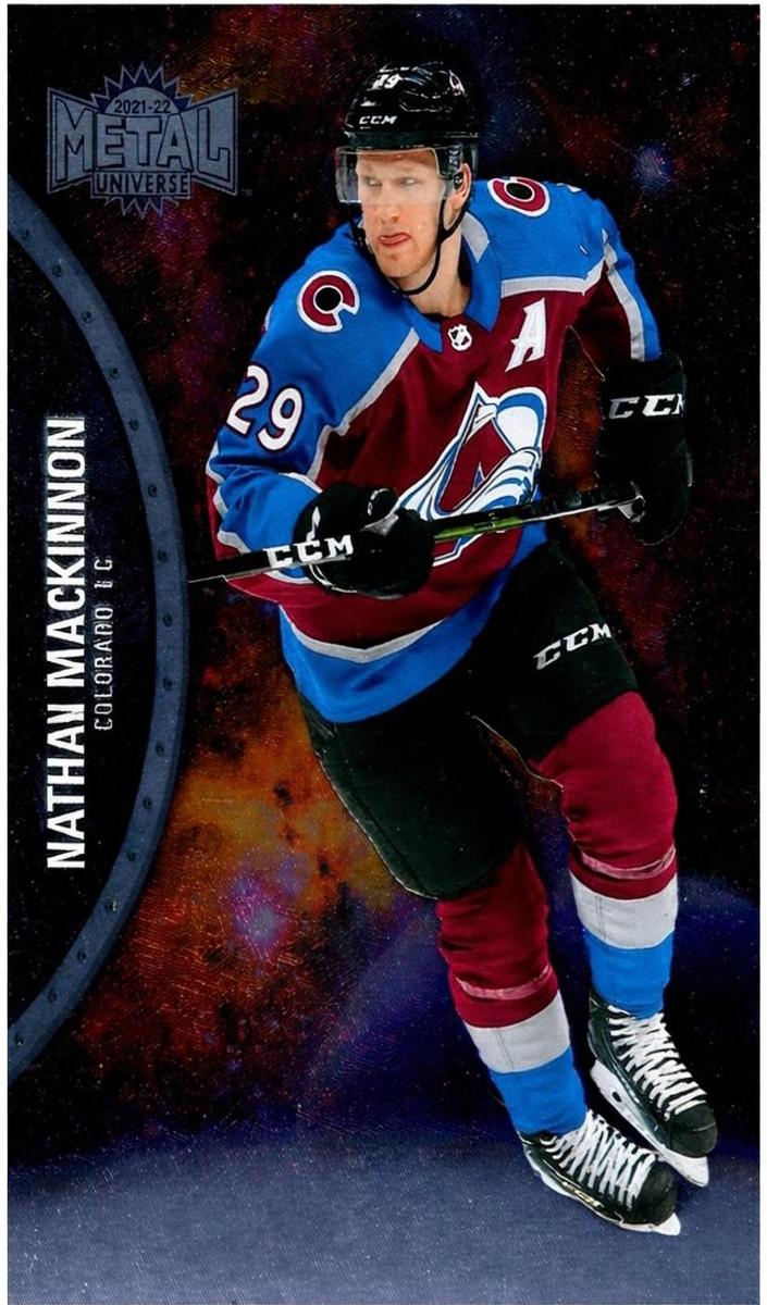 2021 Skybox Metal Universe Nathan MacKinnon #75 card