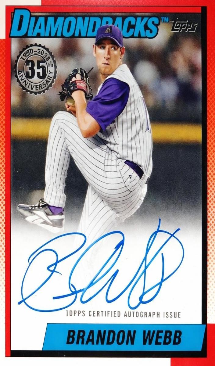 2025 Topps Update Brandon Webb #90B2-BWB card