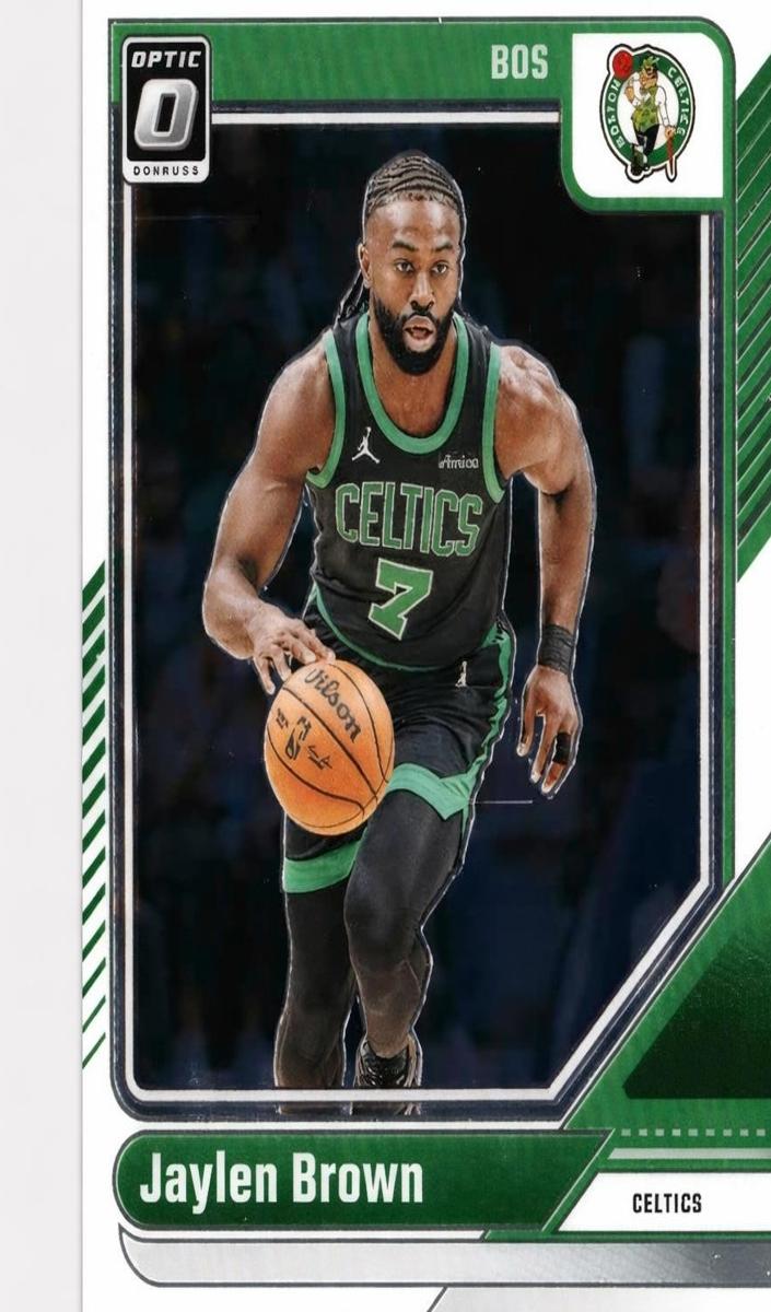 Jaylen Brown 2024-25 Donruss Optic Basketball card