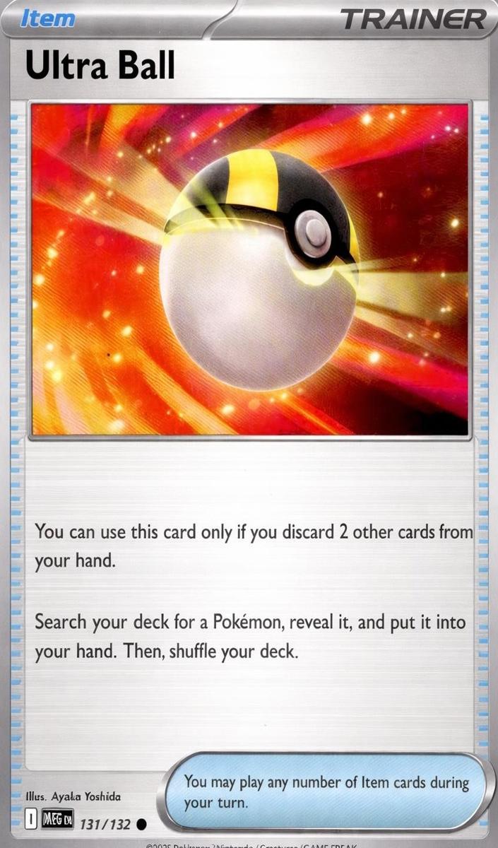 Ultra Ball 2025 Pokemon Mega Evolution