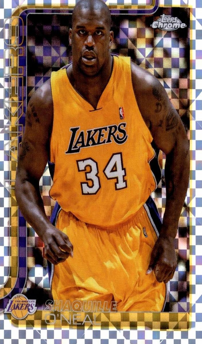 Shaquille O'Neal 2025-26 Topps Chrome Basketball card