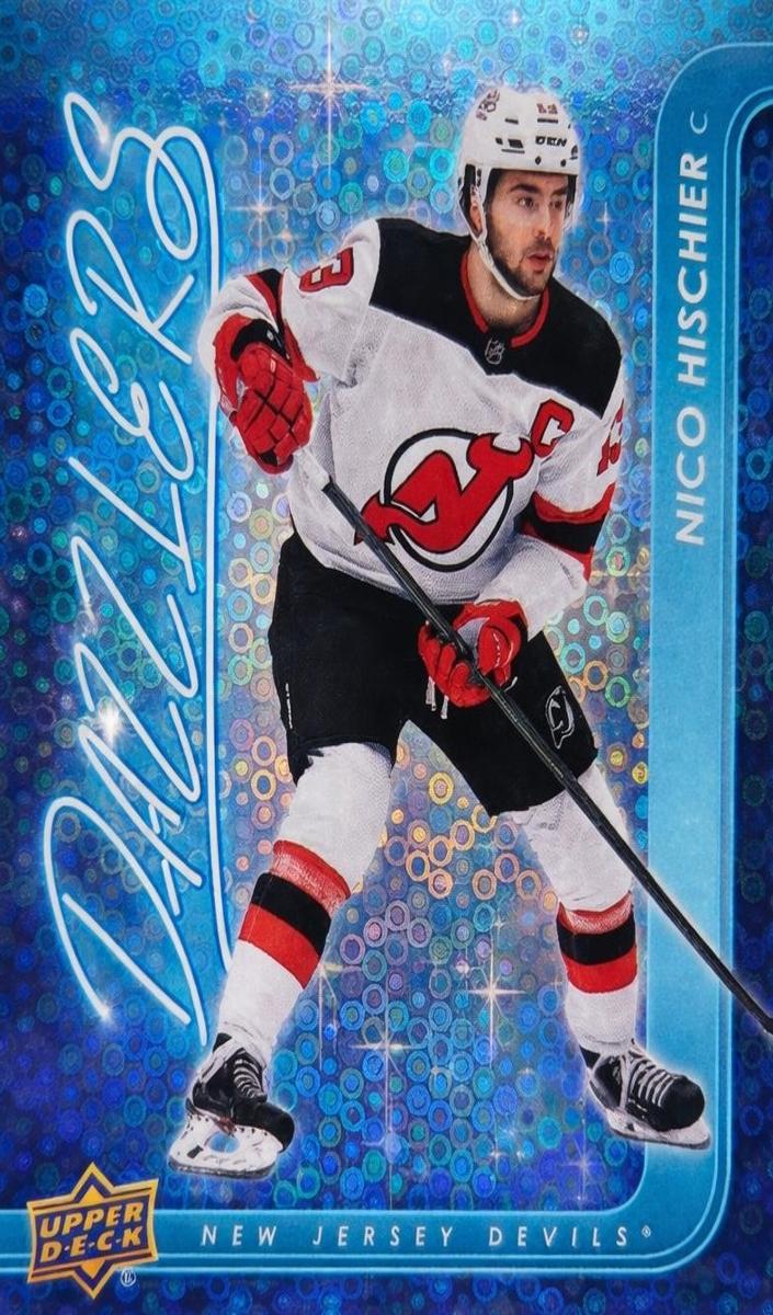 2024 Upper Deck Nico Hischier [Blue] #DZ-65 card