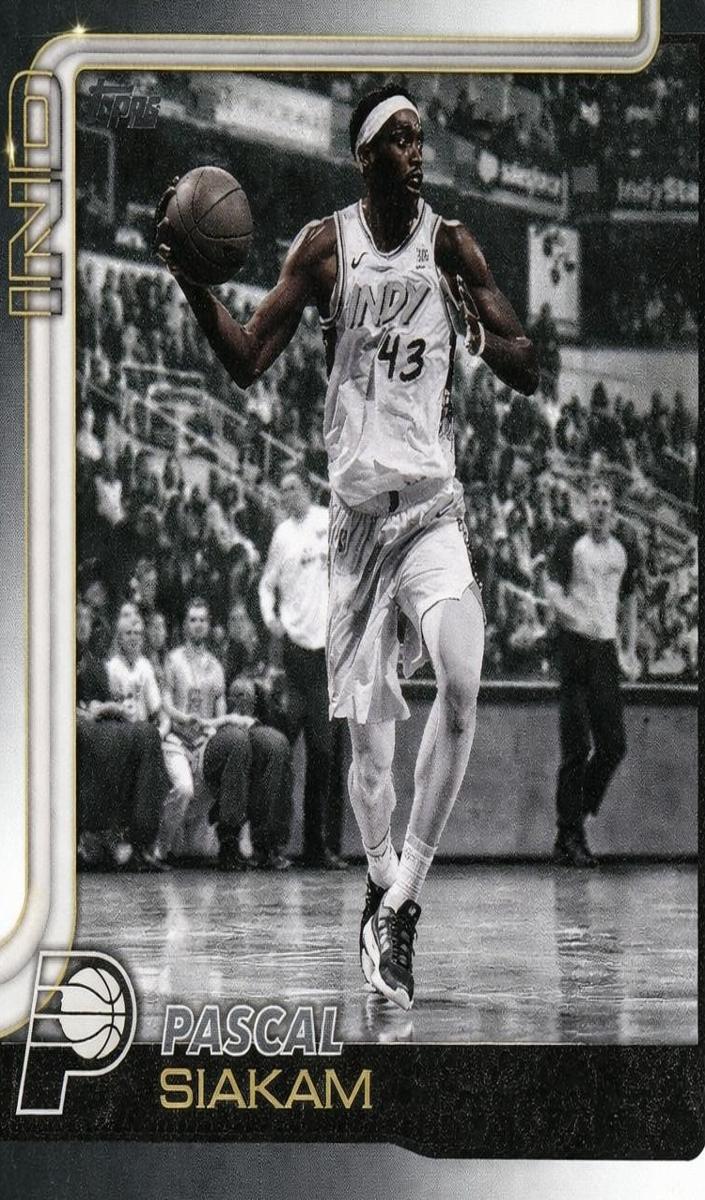 Pascal Siakam 2025 Topps Basketball card