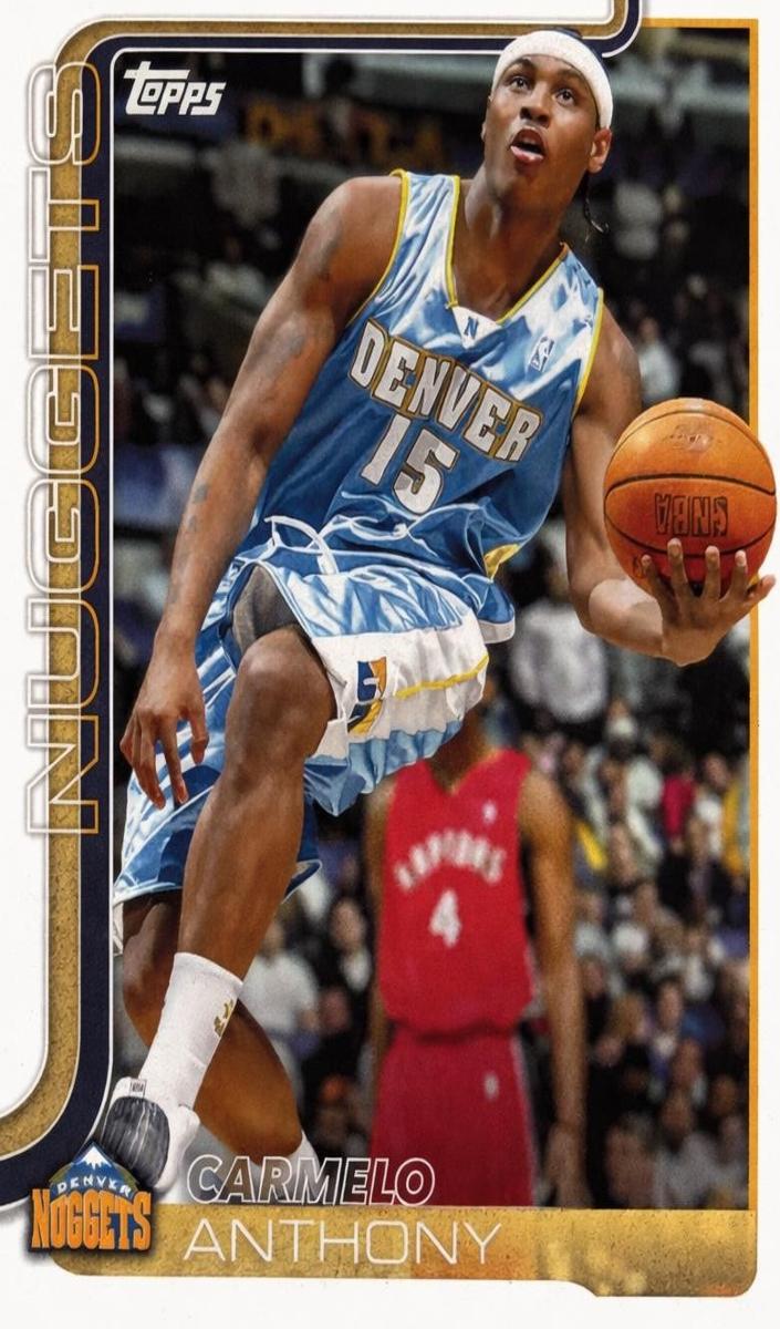 Carmelo Anthony 2025 Topps Basketball card