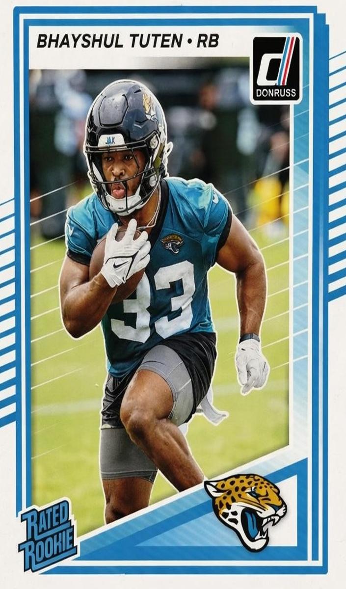 Bhayshul Tuten 2025 Donruss Football card