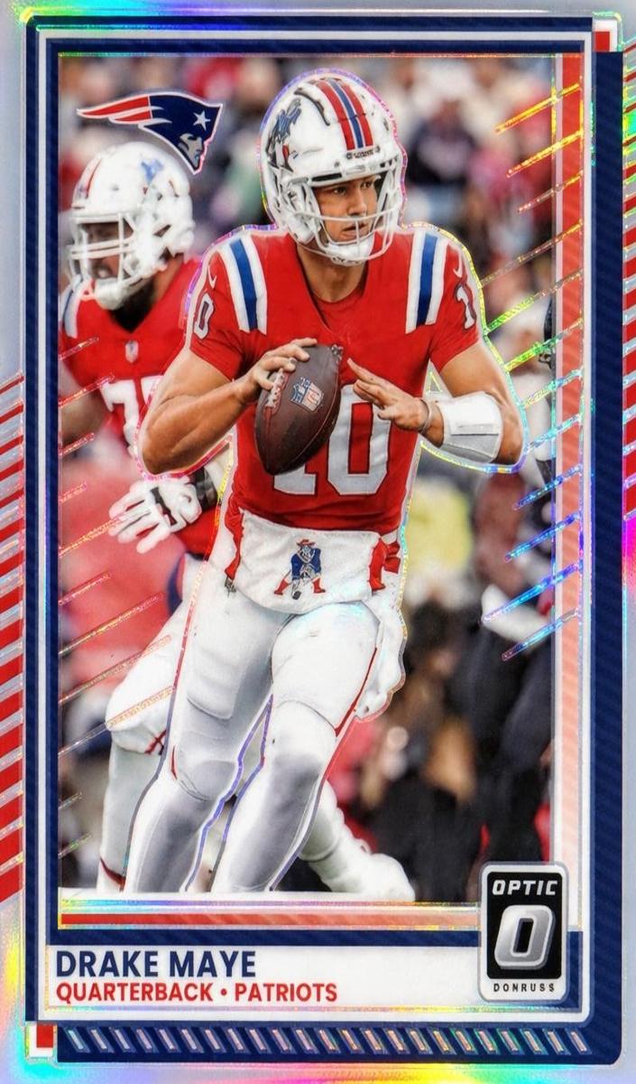 Drake Maye 2025 Donruss Optic Football card