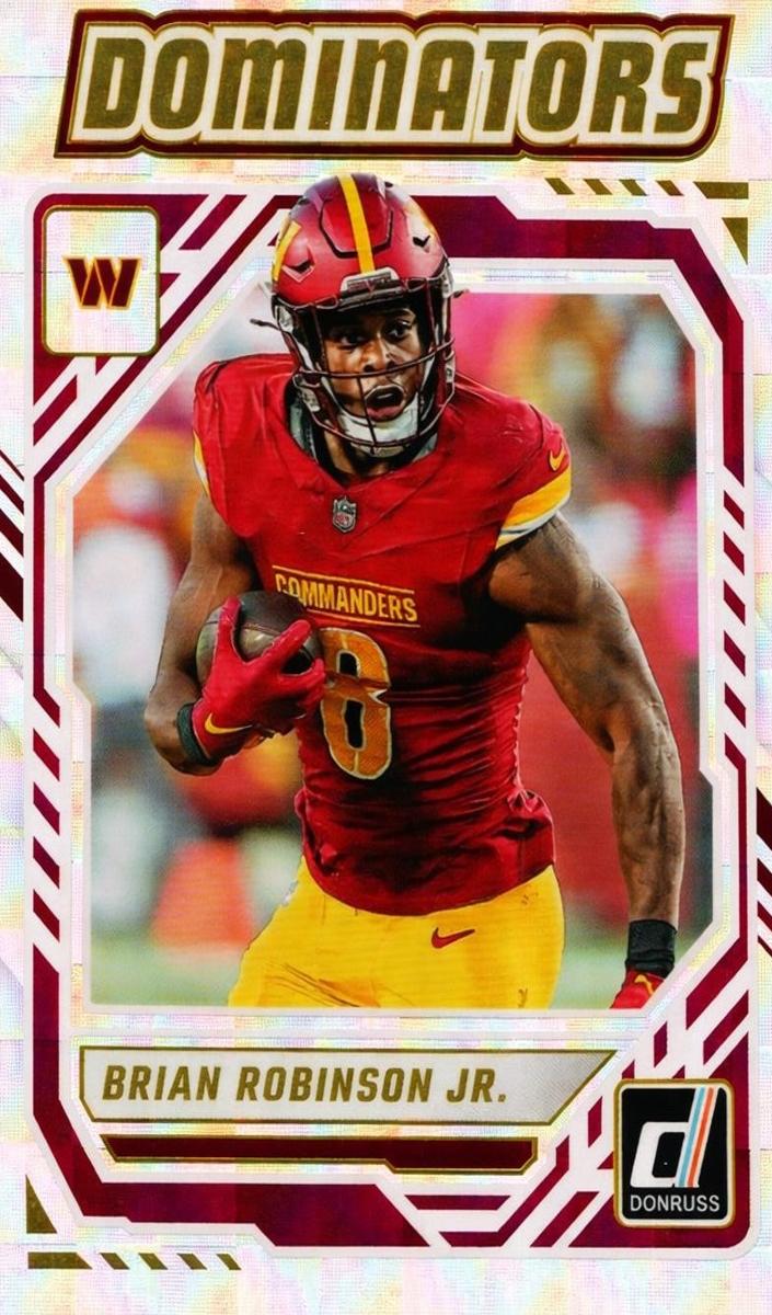 Brian Robinson Jr. 2025 Panini Donruss Dominators Football