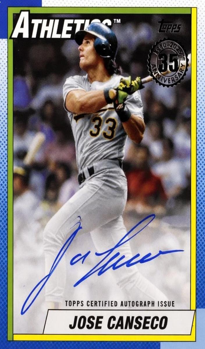 2025 Topps Jose Canseco [Red] #90B2-JC card