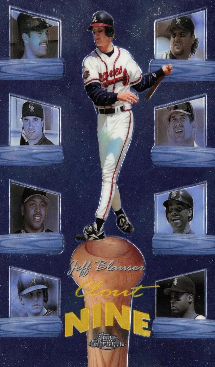 Jeff Blauser 1998 Topps Chrome Clout Nine Baseball