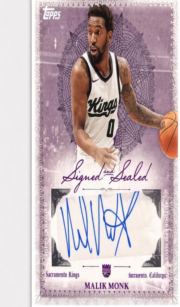 2025 Topps Malik Monk #BSI-MM card