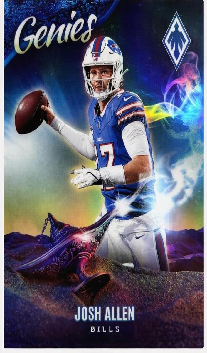 2025 Panini Phoenix Genies Josh Allen #22 card