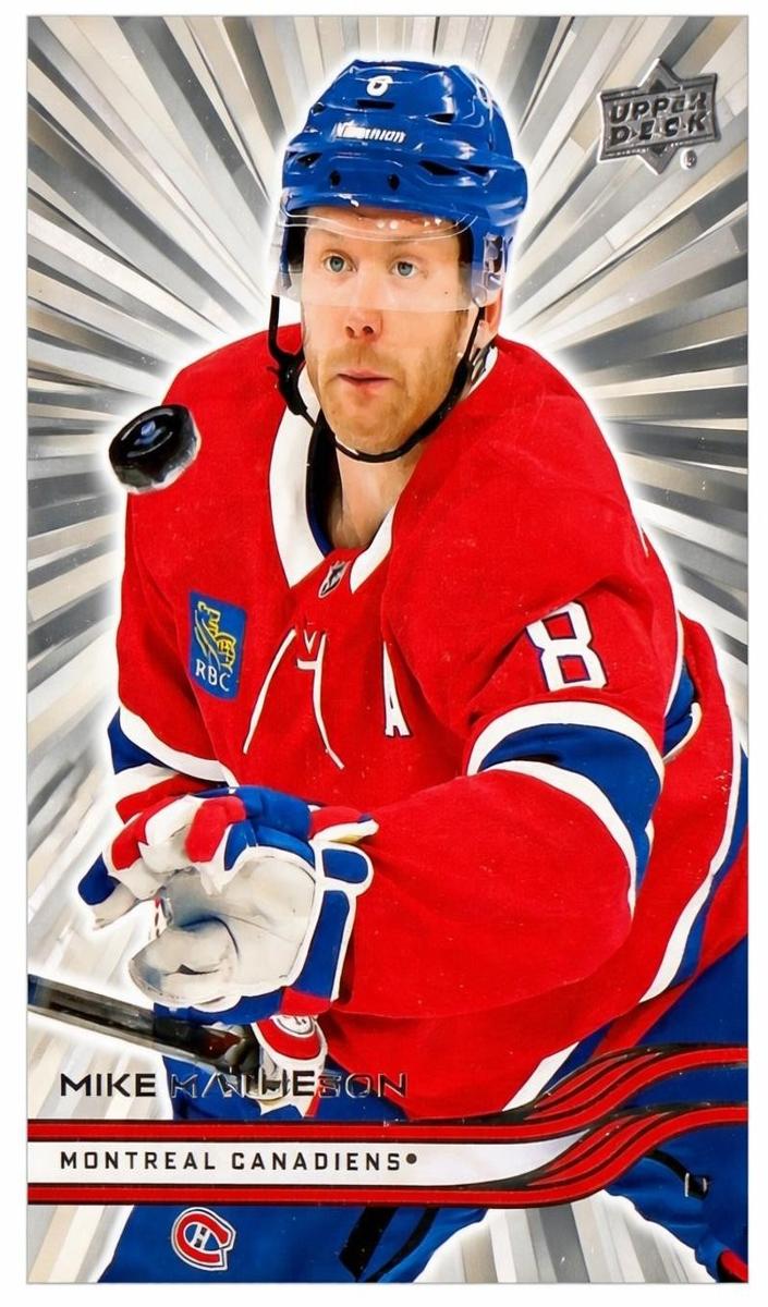 2025 Upper Deck Mike Matheson [Outburst Silver] #88 card