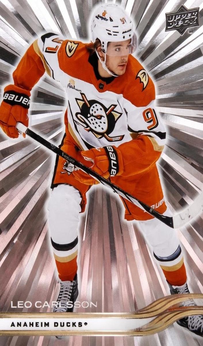 2025 Upper Deck Leo Carlsson [Outburst Silver] #2 card