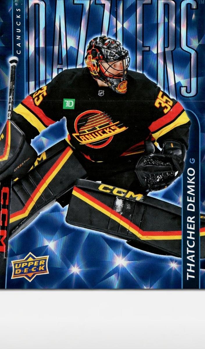 2025 Upper Deck Thatcher Demko [Blue] #DZ-10 card